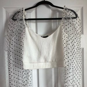 Zara puff sleeve top